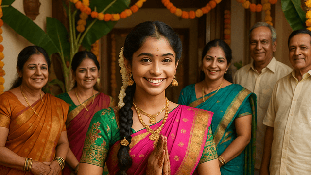 Half Saree Photography in Peterborough, UK by Snap U Photography